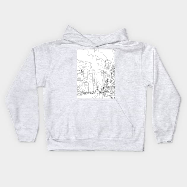 New York City Old Street Kids Hoodie by Playful Creatives